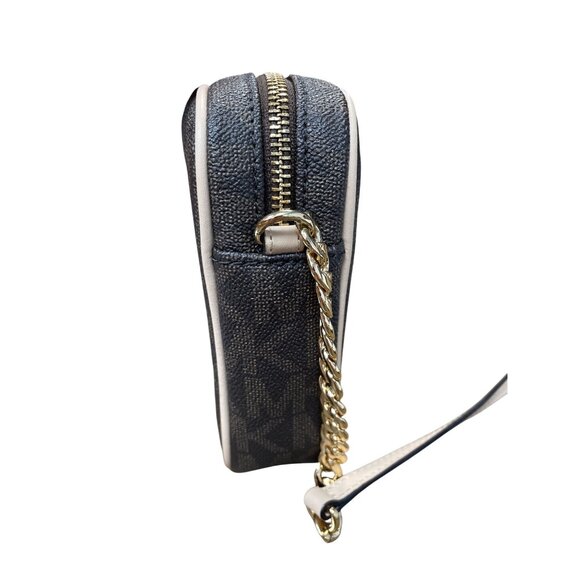 Michael Kors womans brown Jet Set Travel Large Logo Crossbody Bag SKU 9224 - Picture 9 of 15